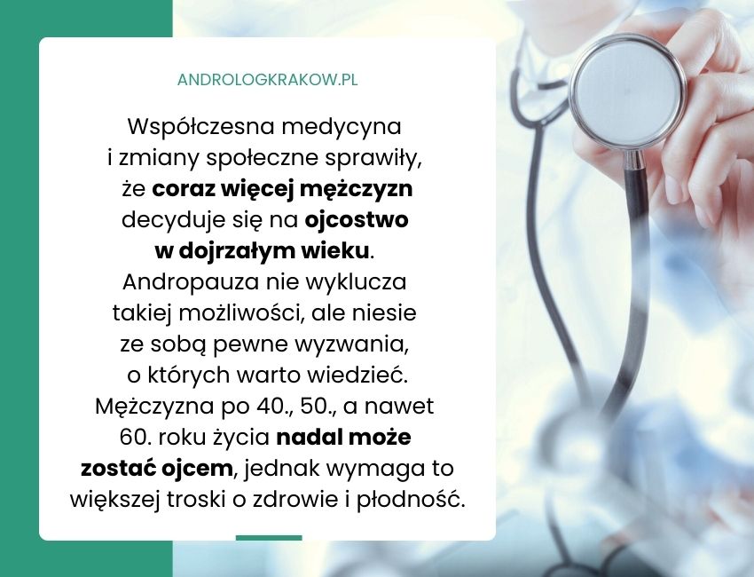 Andropauza a płodność – co powinien wiedzieć każdy mężczyzna?