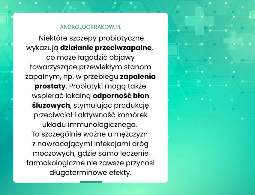 Rola probiotyków w profilaktyce zdrowia układu moczowego