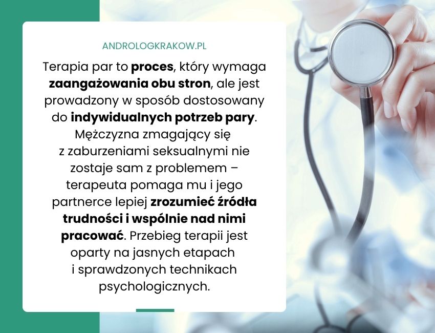 Rola terapii par w leczeniu zaburzeń seksualnych u mężczyzn