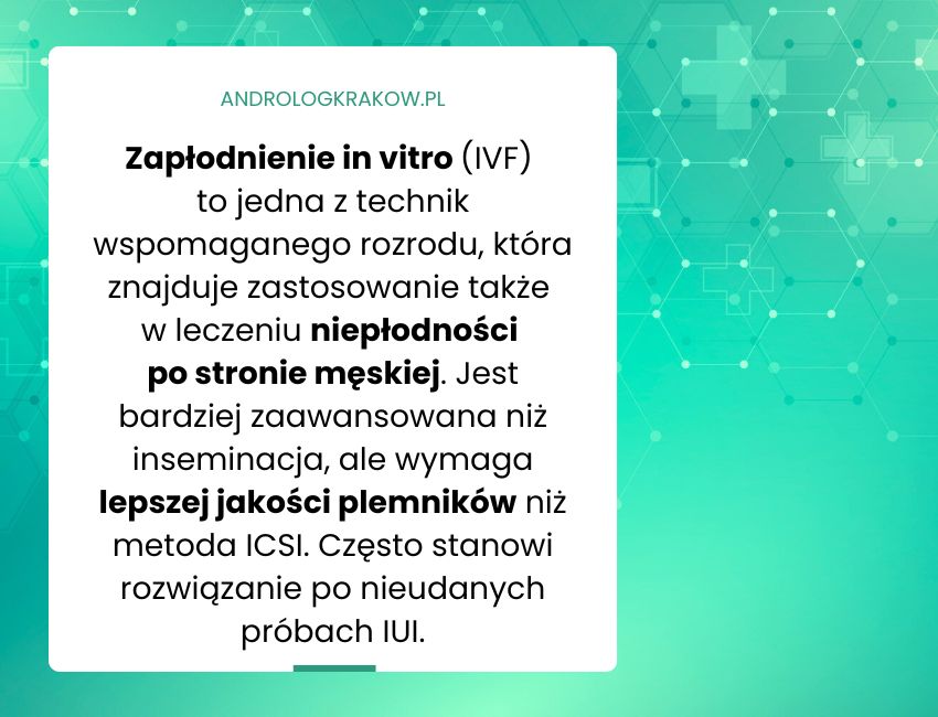 Porównanie technik wspomaganego rozrodu – inseminacja, IVF i ICSI z perspektywy męskiej płodności