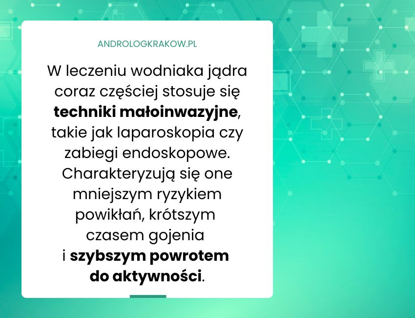 Wodniak jądra - objawy, przyczyny i leczenie