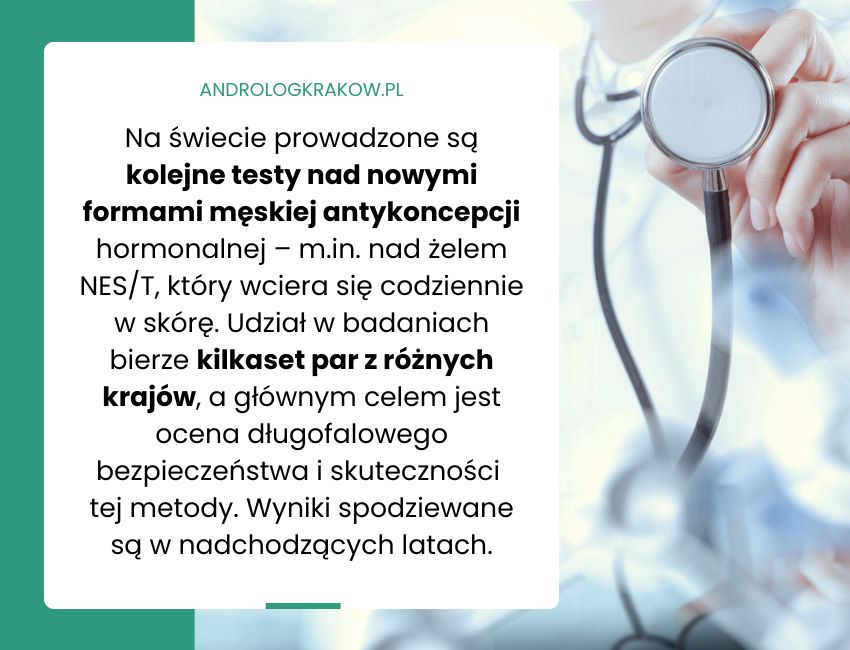 Czy męska antykoncepcja hormonalna może wpłynąć na płodność?